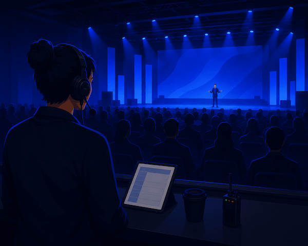 The hybrid event comms playbook — connecting on-site crew and remote presenters