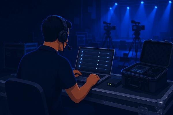 The live show comms checklist — from pre-show to strike