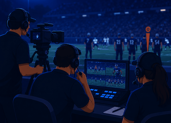 Sports broadcast comms 101 — who talks to whom during the game